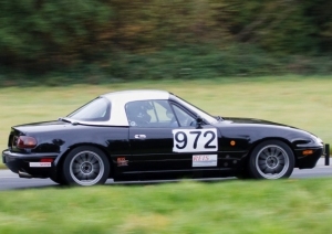 Angela competing in the MX-5